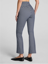 Load image into Gallery viewer, Ponte Pintuck Kickflare Gingham