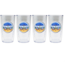 Load image into Gallery viewer, Beach Chair Scene Tumbler Blue