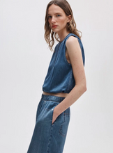 Load image into Gallery viewer, Miramar Satin Bubble Top