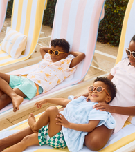 Load image into Gallery viewer, Kids Striped Cover-up