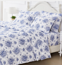 Load image into Gallery viewer, Toile Cotton Duvet Set