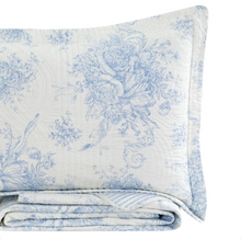Load image into Gallery viewer, Toile Reversible King Quilt
