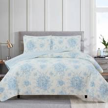 Load image into Gallery viewer, Toile Reversible King Quilt