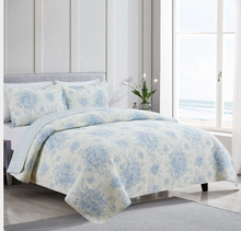 Load image into Gallery viewer, Toile Reversible King Quilt