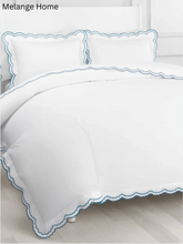 Load image into Gallery viewer, Scallop Cotton Duvet Set