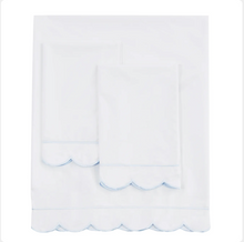 Load image into Gallery viewer, Scallop Cotton Sheet Set King