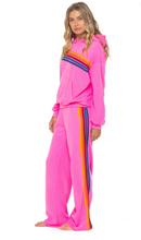 Load image into Gallery viewer, 5 Stripe Wide Leg Women's Sweatpant