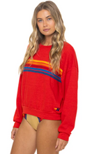 Load image into Gallery viewer, 5 Stripe Crew Sweatshirt