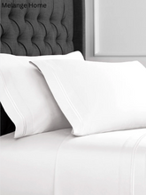 Load image into Gallery viewer, Sateen Sheet Set King White