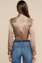 Load image into Gallery viewer, Tyler Silk Blouse Cardamon