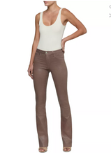 Load image into Gallery viewer, Ruth High Rise Straight Coated Jean Cardamom