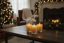 Load image into Gallery viewer, Nest Holiday Votive Candle Trio Set