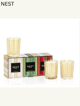 Load image into Gallery viewer, Nest Holiday Votive Candle Trio Set