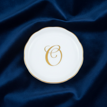 Load image into Gallery viewer, Herend Monogrammed Coaster White O