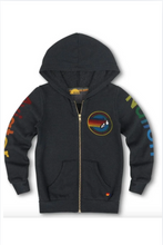 Load image into Gallery viewer, Kids Zip Hoodie Charcoal