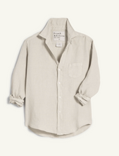 Load image into Gallery viewer, Frank &amp; Eileen Eileen Linen Shirt in sand, relaxed fit, rolled cuffs, chest pocket