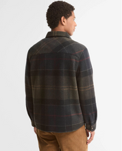 Load image into Gallery viewer, Man wearing Barbour Woodland Check Overshirt Classic Tartan, shown from the back