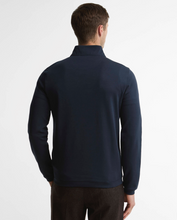 Load image into Gallery viewer, Man wearing Barbour Guy Half Zip pullover sweatshirt, shown from the back