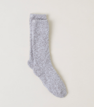 Load image into Gallery viewer, Soft and fluffy heathered crew socks with a cozy knit texture by Barefoot Dreams