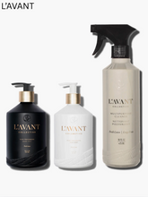 Load image into Gallery viewer, L'AVANT Collective hand soap, dish soap, and multipurpose spray cleaner in Fresh Linen scent