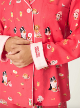 Load image into Gallery viewer, Dogs Who Brunch Flannel PJ Set