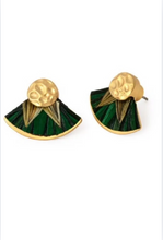 Load image into Gallery viewer, Brackish Vanessa Fan Earrings