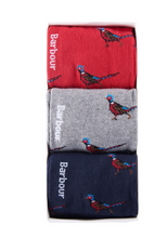 Load image into Gallery viewer, Barbour Pheasant Sock Gift Set