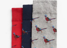 Load image into Gallery viewer, Barbour Pheasant Sock Gift Set