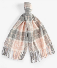 Load image into Gallery viewer, Barbour Saltburn Beanie &amp; Scarf Set Grey Rose