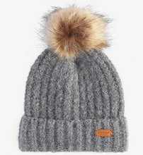 Load image into Gallery viewer, Barbour Saltburn Beanie &amp; Scarf Set Grey Rose