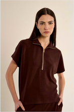 Load image into Gallery viewer, Gala Top Chocolate Brown