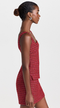 Load image into Gallery viewer, Amanda Uprichard Cecilie Tweed Dress Red