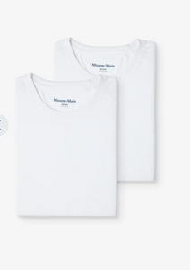 Mizzen + Main Short Sleeve T-Shirt 2 Pack White