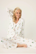 Load image into Gallery viewer, P.J. Salvage Wake Me Up For Champagne Pajama Set Ivory