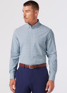 MM Leeward Dress Shirt Leaf Austin Plaid