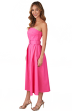 Load image into Gallery viewer, TBC Dorothy Strapless Dress Pink