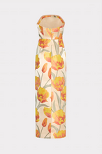 Load image into Gallery viewer, Orion Tulip Jacquard Midi Dress Yellow