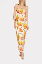 Load image into Gallery viewer, Orion Tulip Jacquard Midi Dress Yellow