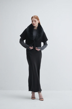 Load image into Gallery viewer, Short Sleeve Jacket with Fur Collar