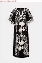 Load image into Gallery viewer, Charming Caftan Peacock Embroidery