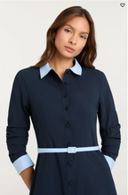 Load image into Gallery viewer, Stripe Shirting Lucilla Dress