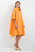 Load image into Gallery viewer, Seveso Shirt Dress Aulenti Orange