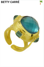 Load image into Gallery viewer, Domenique Ring Caribbean Blue
