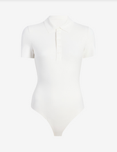 Load image into Gallery viewer, Neoprene Polo Bodysuit White