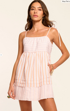 Load image into Gallery viewer, Lacie Striped Mini Dress