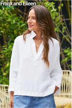 Load image into Gallery viewer, Gabi Washed Linen Popover Shirt