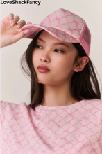 Load image into Gallery viewer, Joni Trucker Hat Pink Peppermint