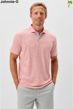 Load image into Gallery viewer, Slub Cotton Blend Thatcher Stripe Polo