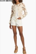 Cindy Short White Denim