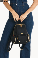 Load image into Gallery viewer, Hunter Black Nylon Backpack